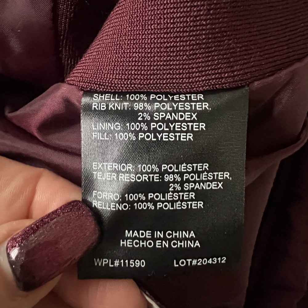 Weatherproof Quilted Burgundy barn Jacket L - Picture 11 of 15